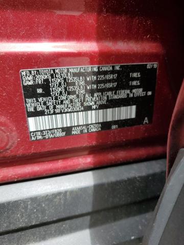 Photo 14 from auction – 2019 TOYOTA RAV4 LE with VIN 2T3F1RFV3KW030834