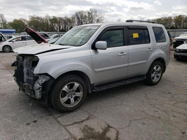 HONDA PILOT EXLN 2012 with VIN 5FNYF3H75CB001350 - Photo from auction