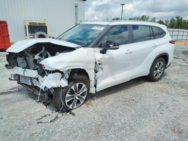 TOYOTA HIGHLANDER 2023 с VIN 5TDKDRAH4PS019826 - Фото с аукциона