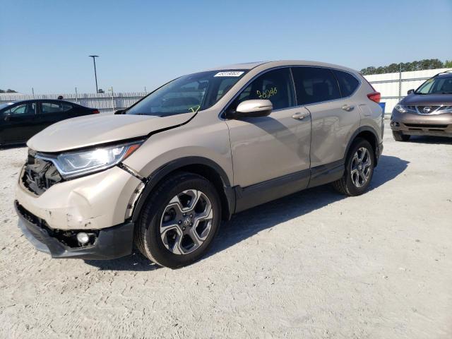 HONDA CR-V EX 2017 with VIN 5J6RW2H55HL042377 - Photo from auction