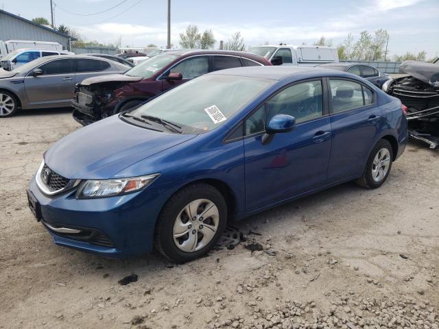 HONDA CIVIC LX 2013 with VIN 19XFB2F56DE273749 - Photo from auction
