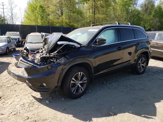 TOYOTA HIGHLANDER 2016 with VIN 5TDJKRFH2GS289602 - Photo from auction