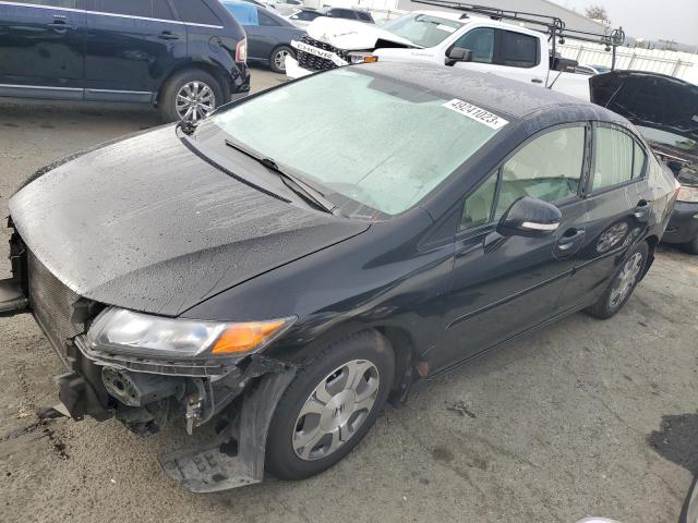 HONDA CIVIC HYBR 2012 with VIN JHMFB4F27CS011069 - Photo from auction