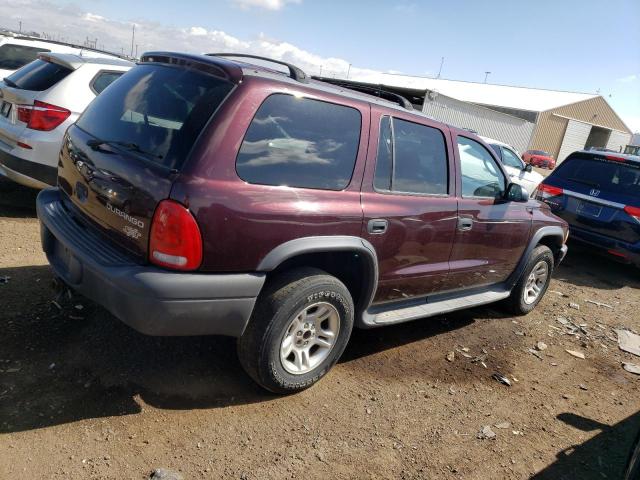 Photo 3 from auction – 2003 DODGE DURANGO SP with VIN 1D4HS38N63F596380