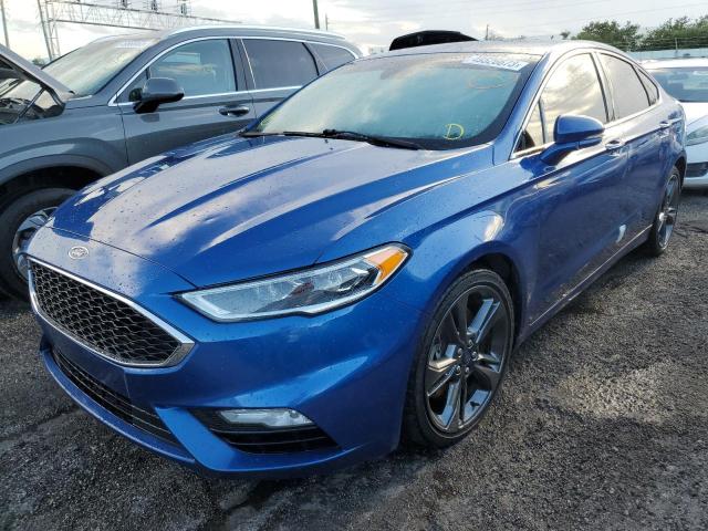 Photo 1 from auction – 2017 FORD FUSION SPO with VIN 3FA6P0VP7HR256763
