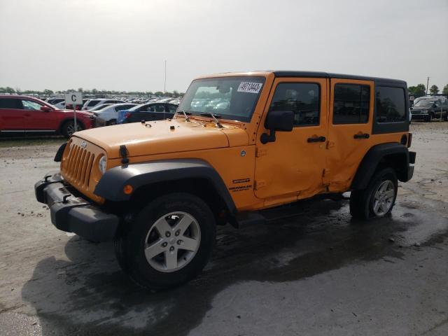 JEEP WRANGLER U 2013 with VIN 1C4BJWDG0DL523796 - Photo from auction