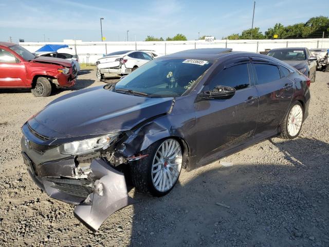 HONDA CIVIC EX 2017 with VIN 2HGFC2F73HH556023 - Photo from auction