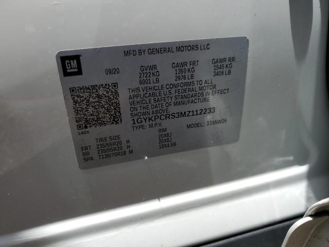 Photo 14 from auction – 2021 CADILLAC XT6 PREMIU with VIN 1GYKPCRS3MZ112233
