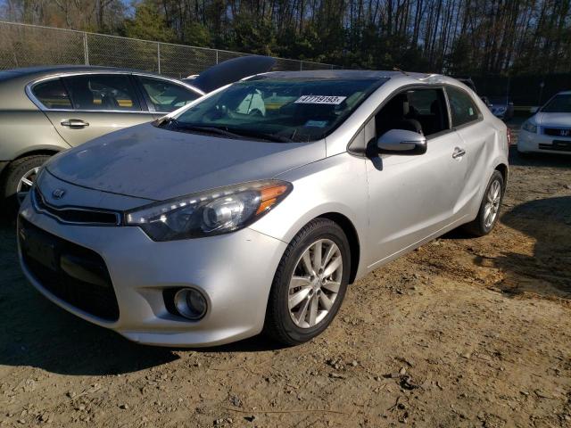 KIA FORTE EX 2014 with VIN KNAFX6A82E5176018 - Photo from auction