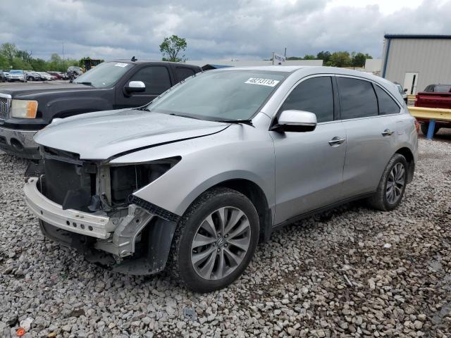 ACURA MDX TECHNO 2014 with VIN 5FRYD3H49EB005754 - Photo from auction