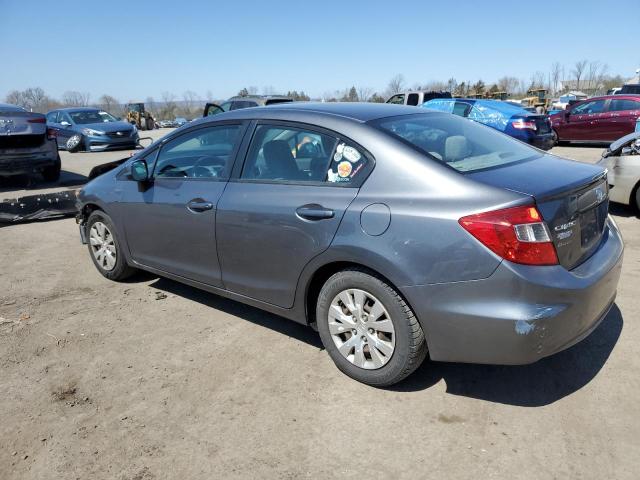 Photo 2 from auction – 2012 HONDA CIVIC LX with VIN 19XFB2F57CE346934