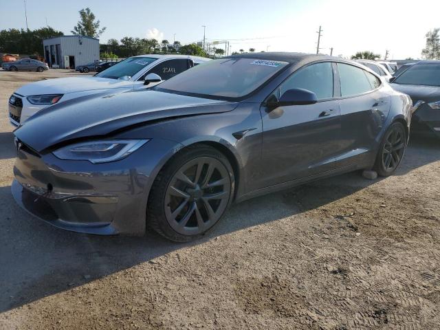 TESLA MODEL S 2021 with VIN 5YJSA1E5XMF437740 - Photo from auction