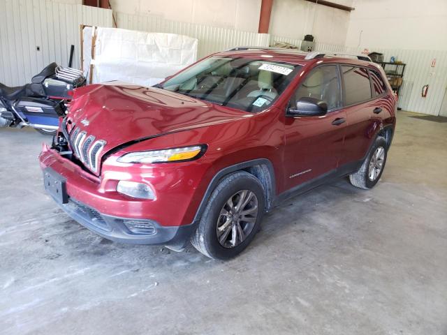 JEEP CHEROKEE S 2015 with VIN 1C4PJLAB3FW669561 - Photo from auction