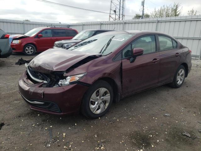 صورة رقم 1 من المزاد - 2014 HONDA CIVIC LX مع VIN 19XFB2F5XEE083650