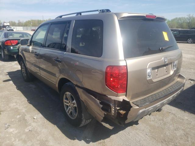 Photo 2 from auction – 2004 HONDA PILOT EXL with VIN 2HKYF18544H539883