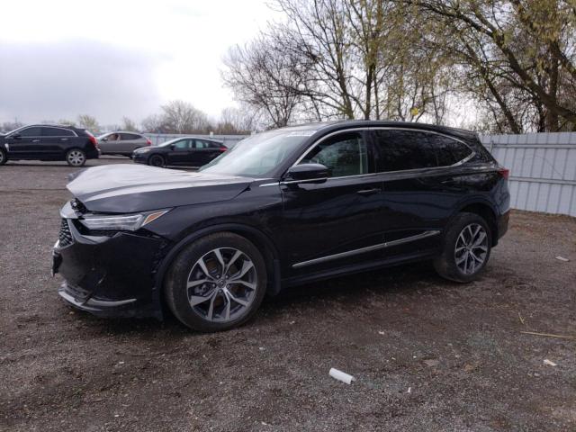ACURA MDX TECHNO 2022 with VIN 5J8YE1H41NL803652 - Photo from auction