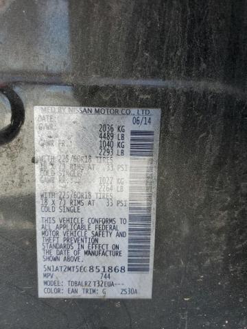 Photo 14 from auction – 2014 NISSAN ROGUE S with VIN 5N1AT2MT5EC851868