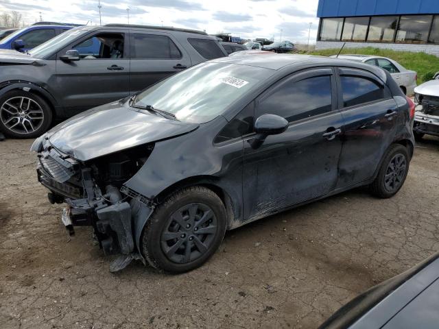 KIA RIO LX 2014 with VIN KNADM5A37E6323040 - Photo from auction