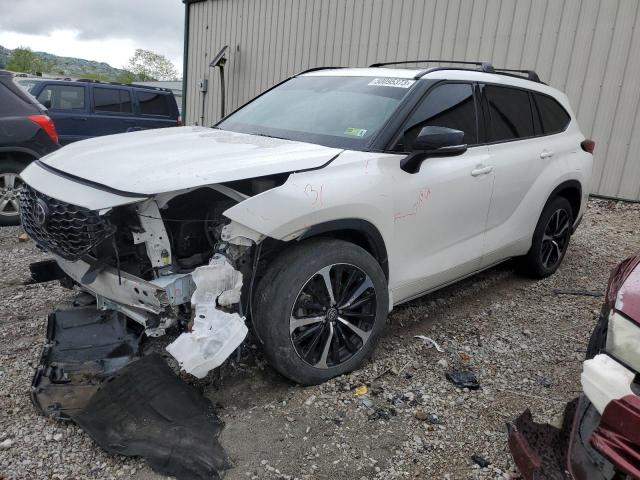 TOYOTA HIGHLANDER 2021 with VIN 5TDLZRBH8MS123185 - Photo from auction