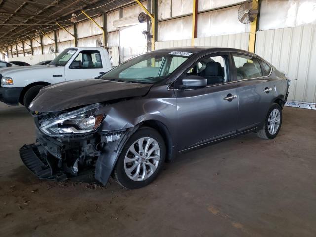 NISSAN SENTRA S 2018 with VIN 3N1AB7AP1JL663622 - Photo from auction