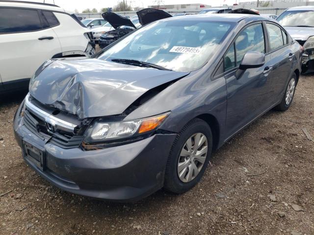 HONDA CIVIC LX 2012 with VIN 19XFB2F57CE013228 - Photo from auction