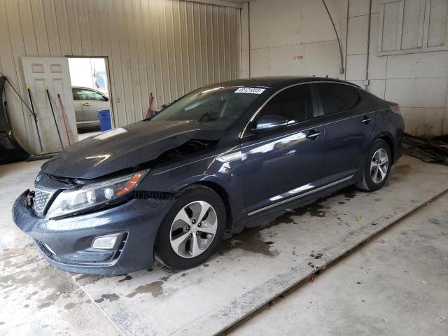 KIA OPTIMA HYB 2014 with VIN KNAGM4AD6E5071996 - Photo from auction