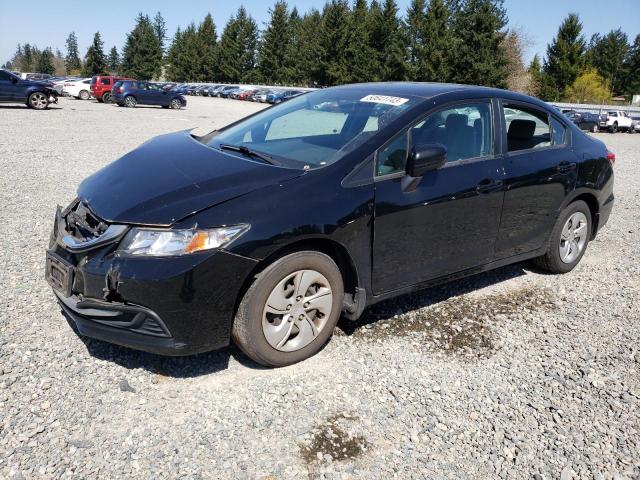 HONDA CIVIC LX 2014 with VIN 19XFB2F53EE248132 - Photo from auction