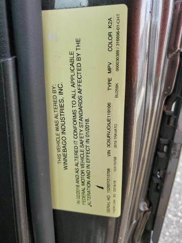 Photo 14 from auction – 2019 RAM PROMASTER with VIN 3C6URVJG6JE119106