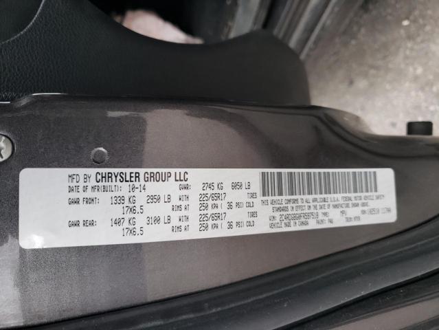 Photo 14 from auction – 2015 DODGE GRAND CARA with VIN 2C4RDGBG0FR597518