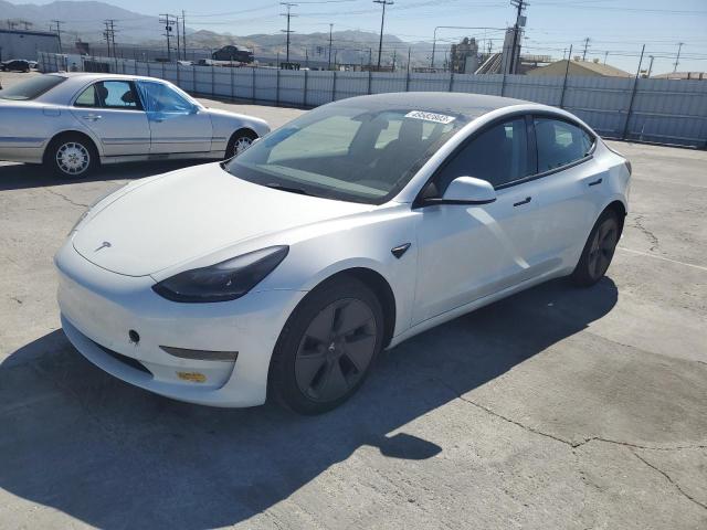 TESLA MODEL 3 2022 with VIN 5YJ3E1EB3NF255992 - Photo from auction
