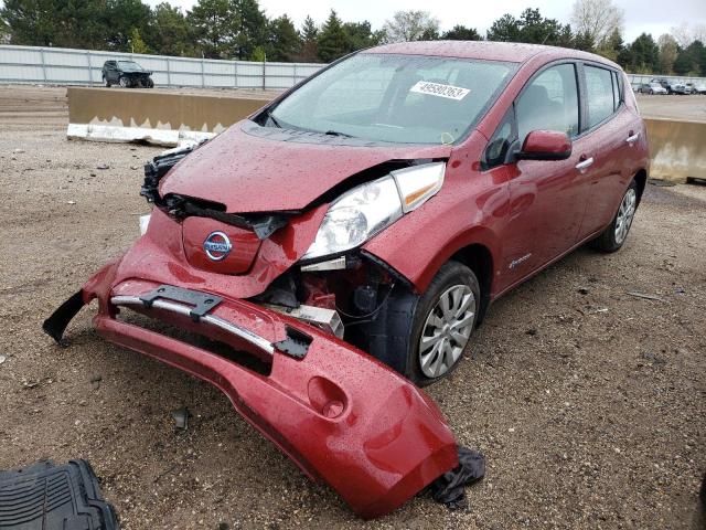 NISSAN LEAF S 2015 with VIN 1N4AZ0CP7FC328466 - Photo from auction
