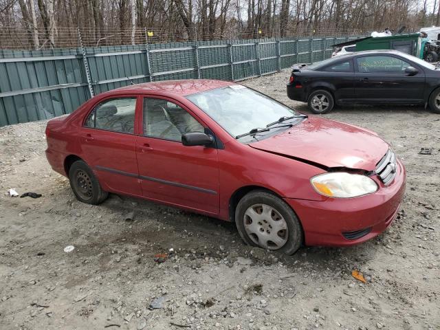 Photo 4 from auction – 2003 TOYOTA COROLLA CE with VIN 2T1BR32E83C006616