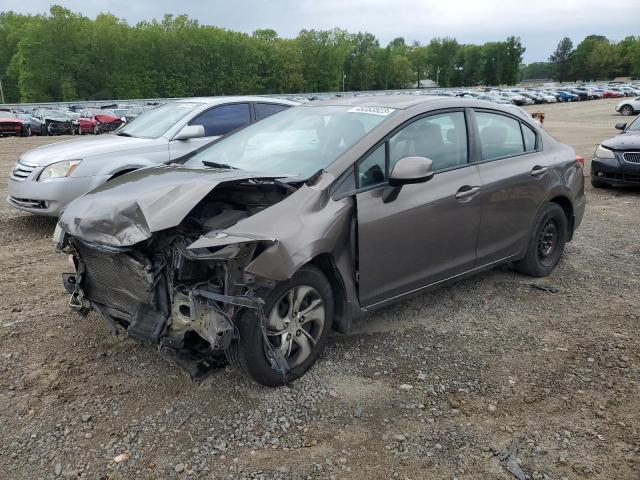 HONDA CIVIC LX 2013 with VIN 2HGFB2F50DH547310 - Photo from auction