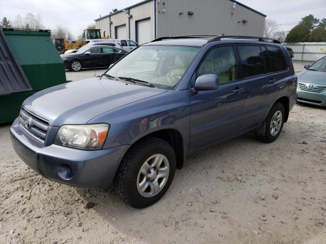 TOYOTA HIGHLANDER 2006 with VIN JTEHD21AX60041878 - Photo from auction
