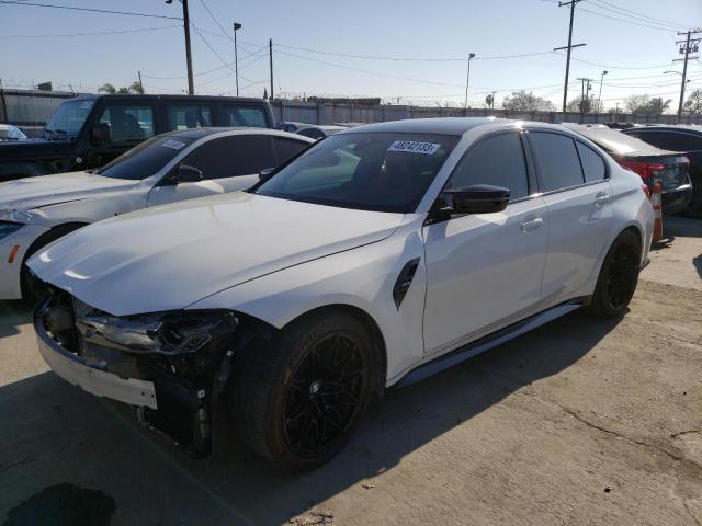 BMW M3 2021 with VIN WBS53AY04MFL02989 - Photo from auction