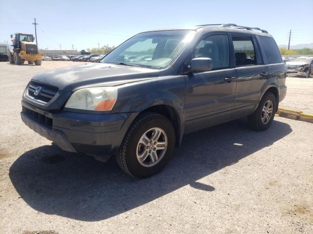 HONDA PILOT EX 2004 with VIN 2HKYF18464H569443 - Photo from auction