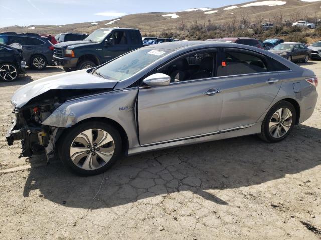 HYUNDAI SONATA HYB 2015 with VIN KMHEC4A40FA129568 - Photo from auction