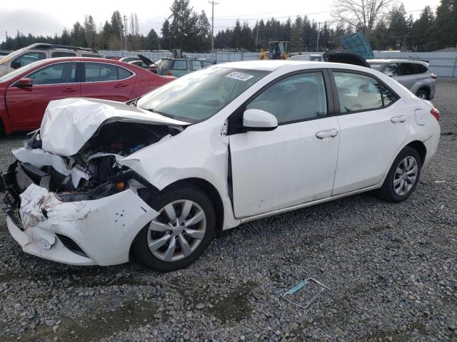 TOYOTA COROLLA L 2016 with VIN 2T1BURHEXGC625460 - Photo from auction