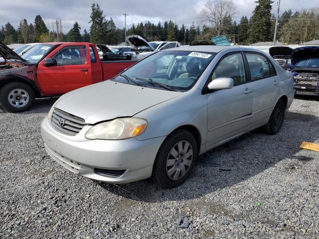 TOYOTA COROLLA CE 2003 with VIN 2T1BR32EX3C069832 - Photo from auction