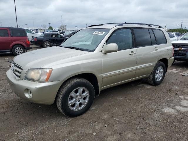 TOYOTA HIGHLANDER 2001 with VIN JTEHF21A510032850 - Photo from auction