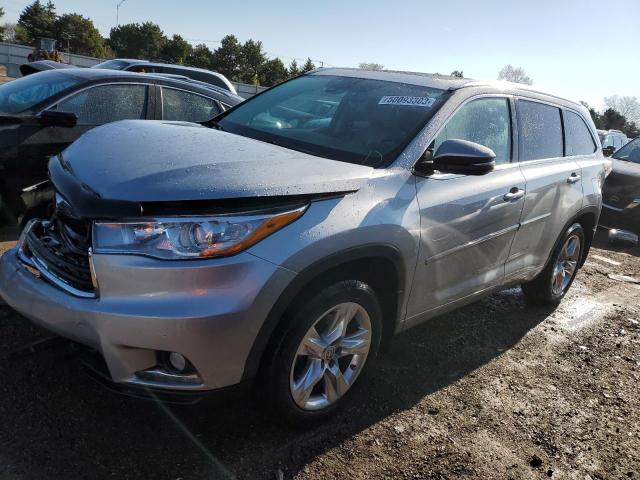 TOYOTA HIGHLANDER 2015 with VIN 5TDDKRFH5FS213500 - Photo from auction