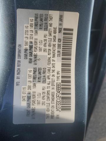 Photo 14 from auction – 2015 MAZDA CX-9 TOURI with VIN JM3TB3CV2F0466660