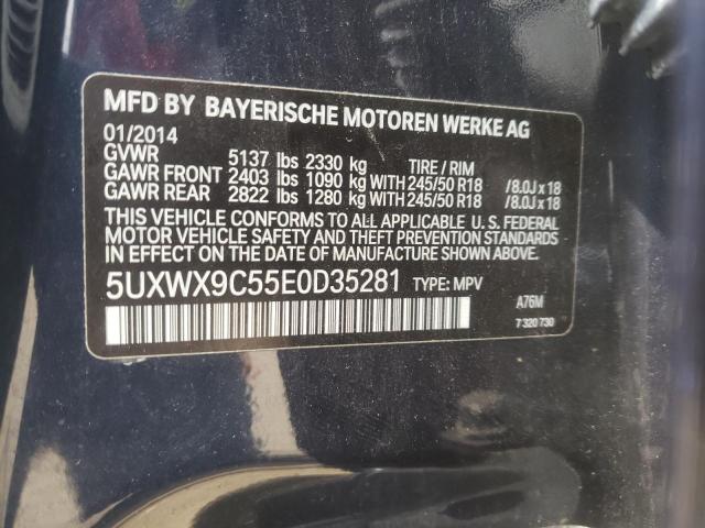 Photo 14 from auction – 2014 BMW X3 XDRIVE2 with VIN 5UXWX9C55E0D35281
