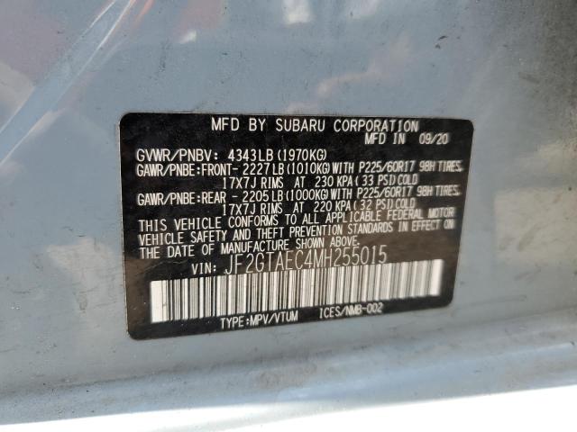Photo 14 from auction – 2021 SUBARU CROSSTREK with VIN JF2GTAEC4MH255015