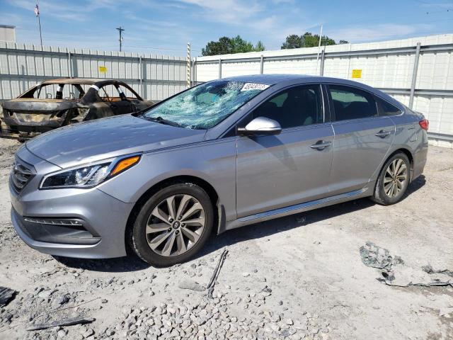 HYUNDAI SONATA SPO 2016 with VIN 5NPE34AF6GH283556 - Photo from auction