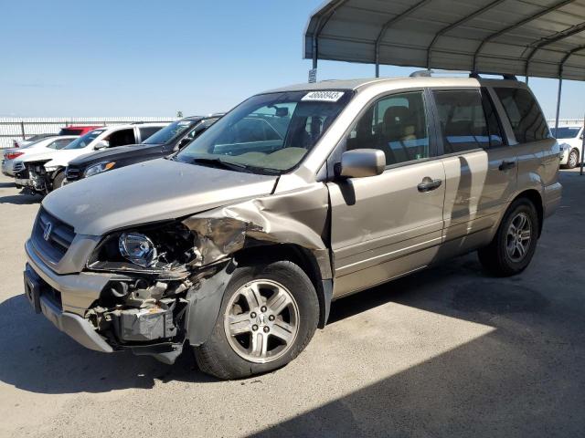 HONDA PILOT EXL 2005 with VIN 2HKYF18555H567838 - Photo from auction