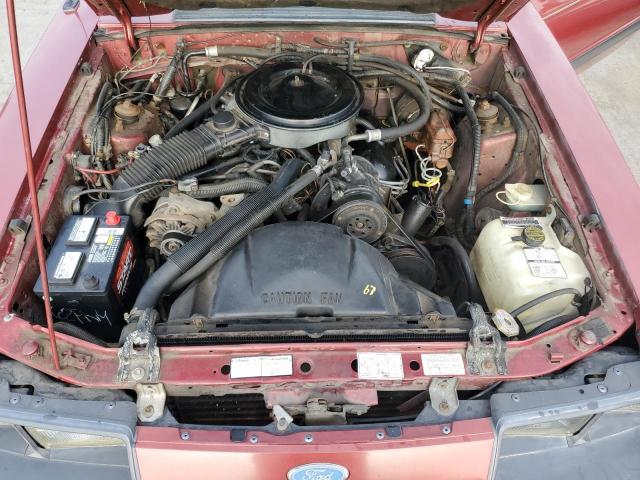 Photo 11 from auction – 1985 FORD MUSTANG with VIN 1FABP273XFF242015