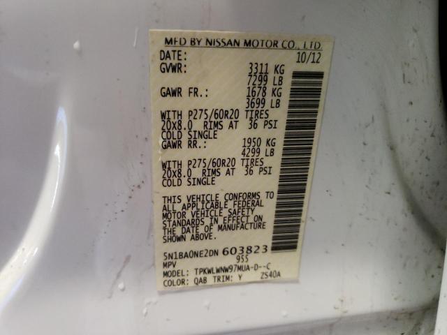 Photo 14 from auction – 2013 NISSAN ARMADA with VIN 5N1BA0NE2DN603823