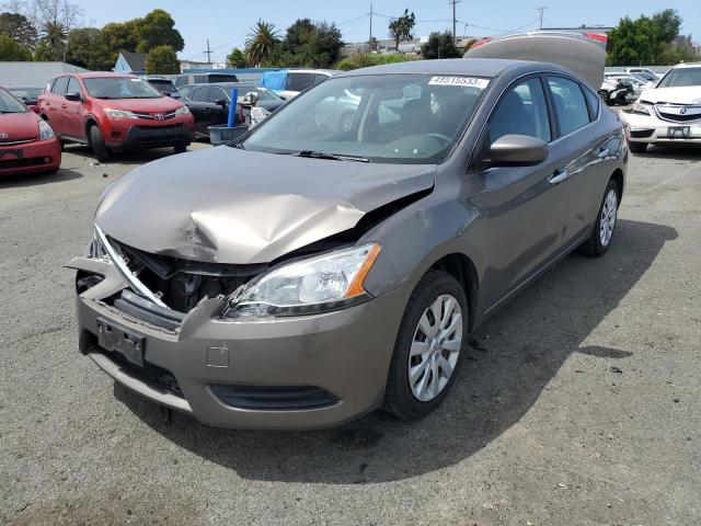 NISSAN SENTRA S 2015 with VIN 3N1AB7AP7FL651322 - Photo from auction