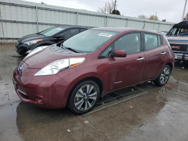 NISSAN LEAF S 2017 with VIN 1N4BZ0CP3HC302972 - Photo from auction
